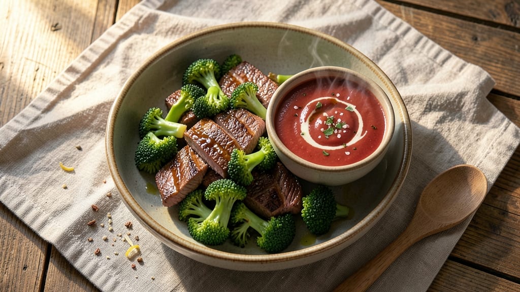 Beef and Broccoli with Tomato Soup Recipe: One-Pan Dinner and Comfort Pairing