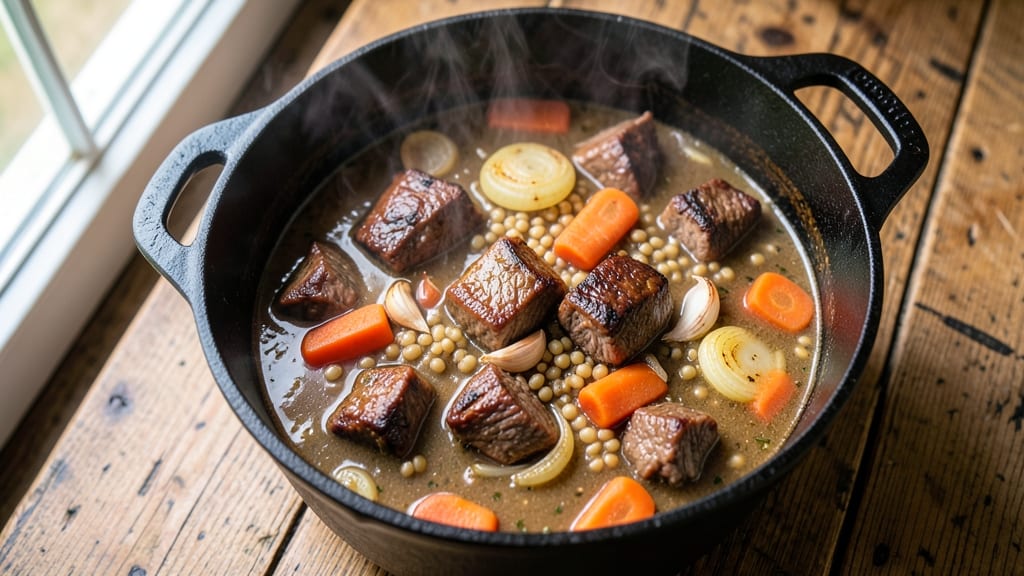 Beef and Barley Stew Recipe Stove Top: Hearty One-Pot Simmer With Nutty Barley Depth