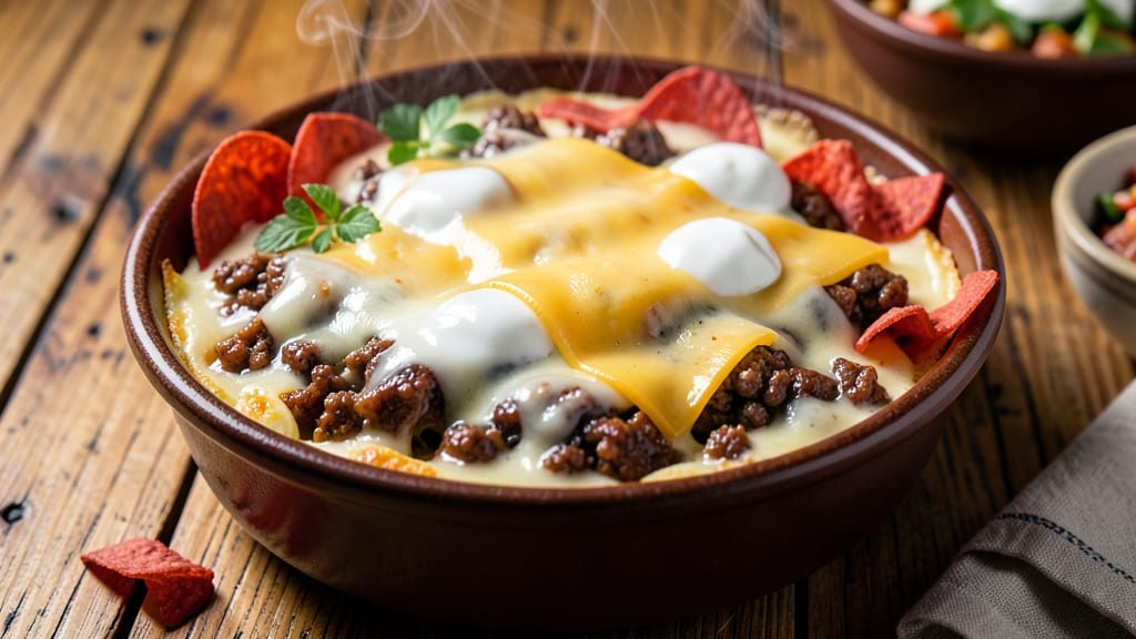 Beef and Cheese Dip Crock Pot Recipe: Tortilla-Crusted Creamy Layers