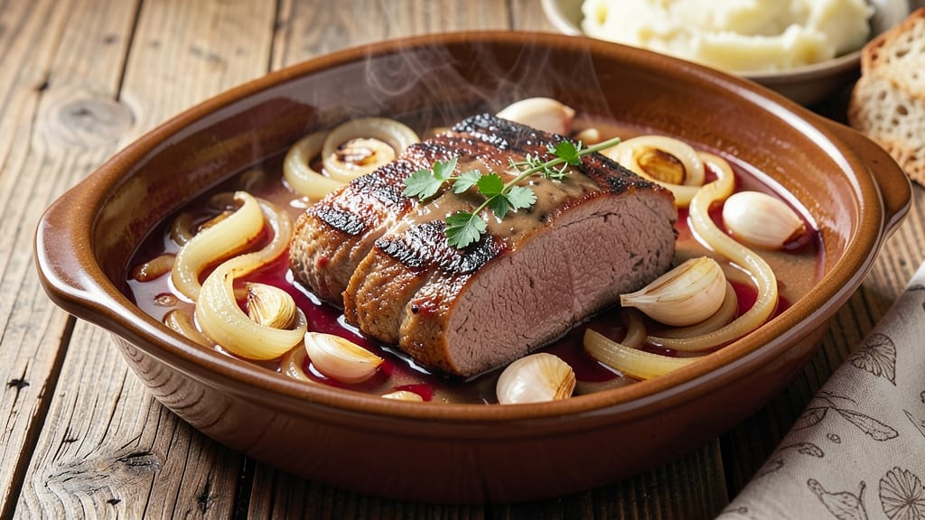 Baron of Beef Crock Pot Recipe: Slow-Braised Richness with Deep Umami Flavor