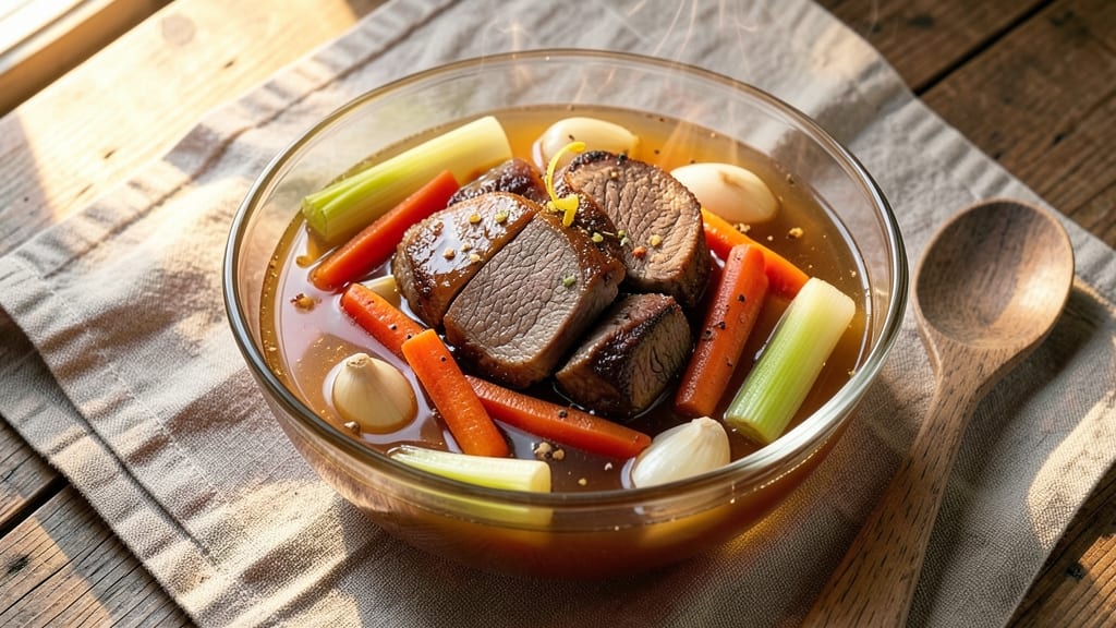 Beef Aspic Recipe: Gelatin-Glazed Meat and Herb Masterpiece