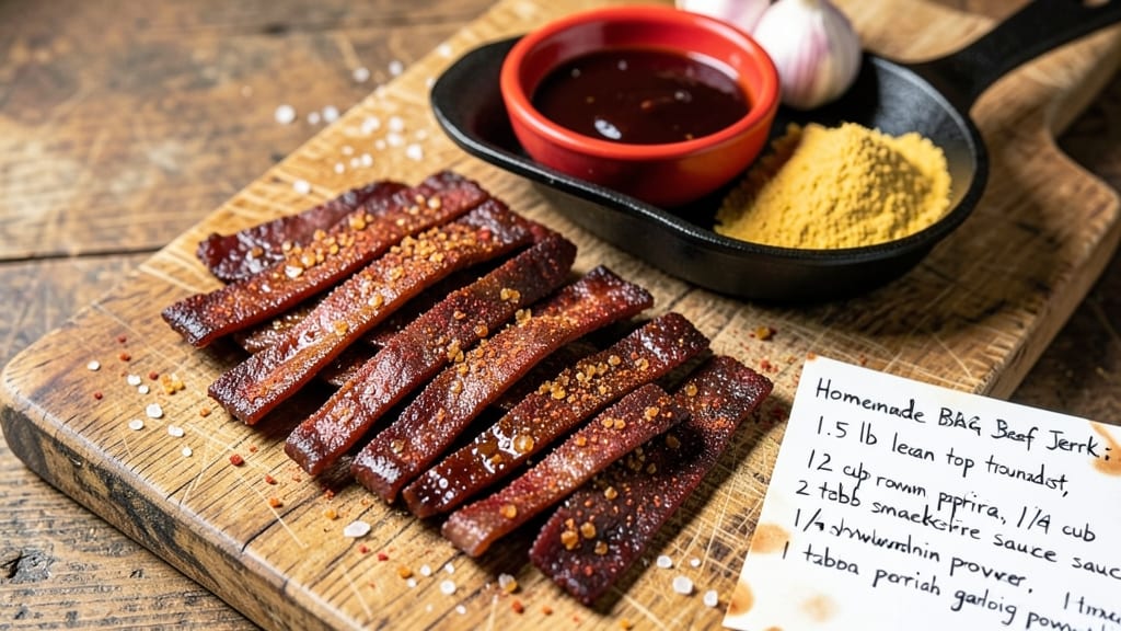 BBQ Beef Jerky Recipe: Dehydrator-Crispy, Savory-Sweet Bites in 6 Hours