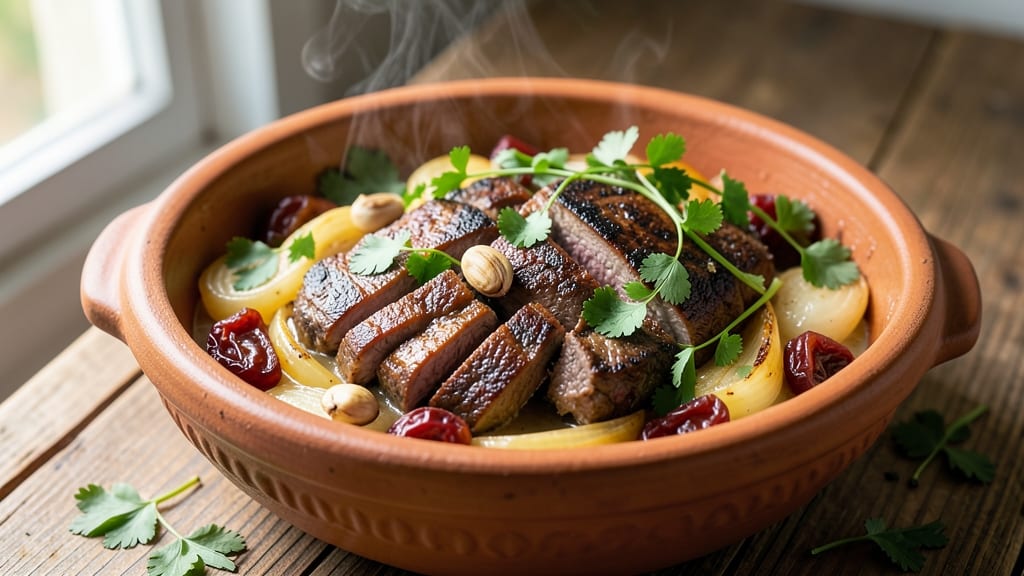 Authentic Beef Tagine Recipe: Spiced North African Stew With Warm Cinnamon and Apricot Depth