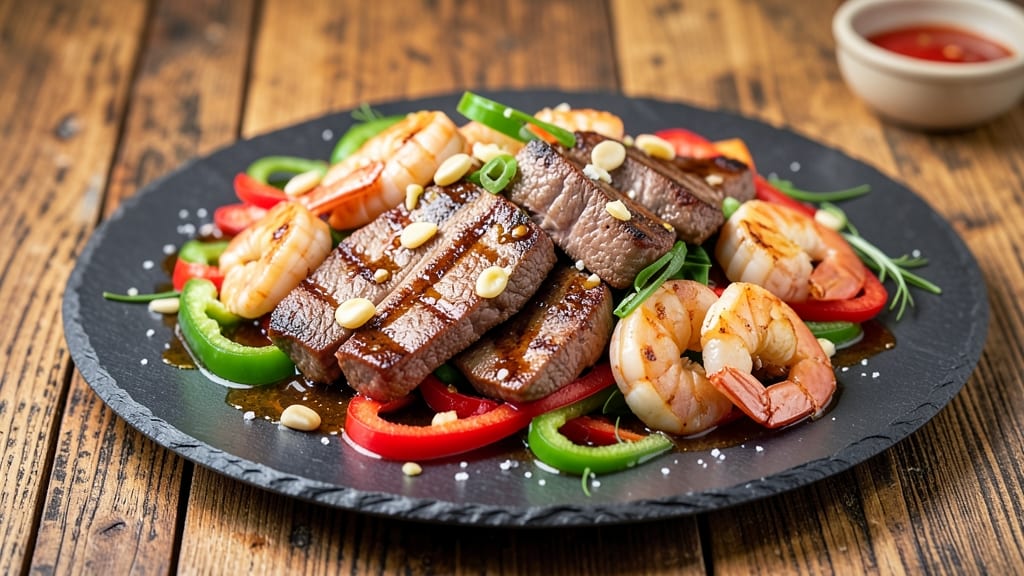 Beef and Prawn Stir Fry Recipe: Wok-Hot Umami Crunch With Garlic Butter Finish