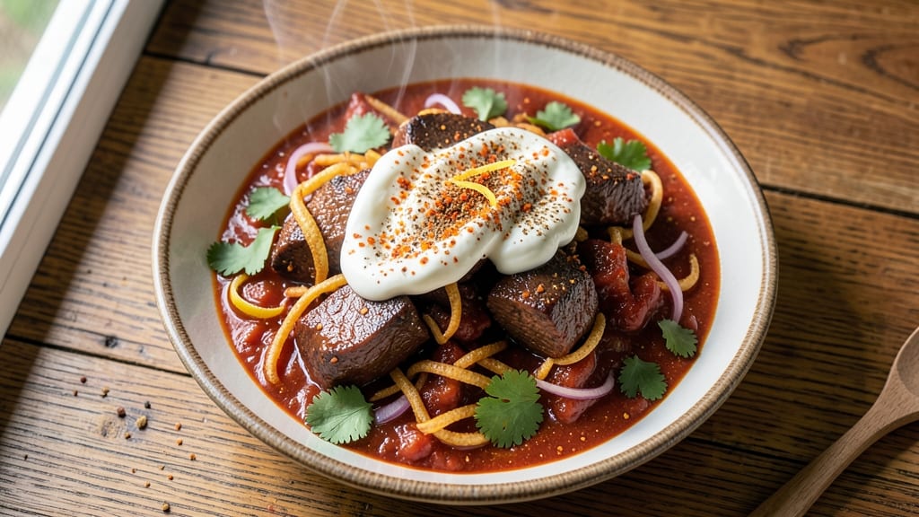 Beef Balti Recipe: Smoky Garlic-Yogurt Sauce with Wok-Tossed Spice