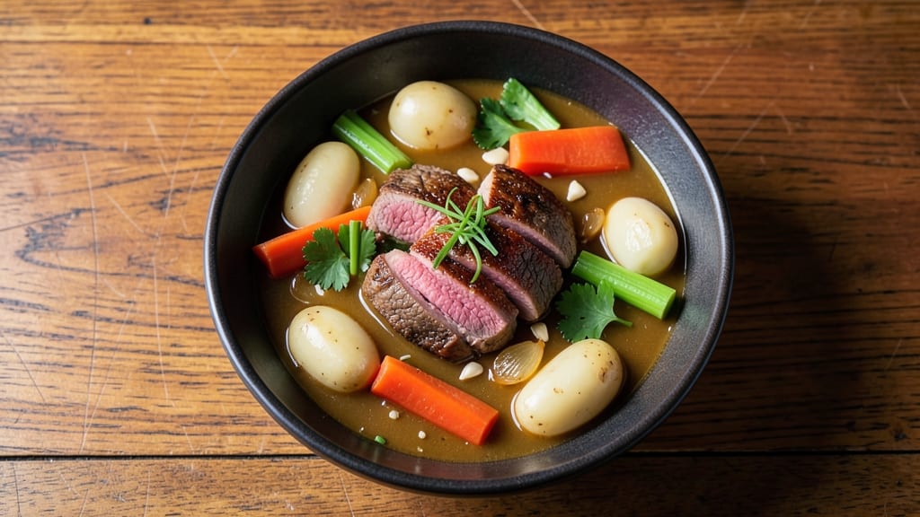 5 Star Vegetable Beef Soup Recipe: Deep Umami Broth With Hearty Veggie Bites