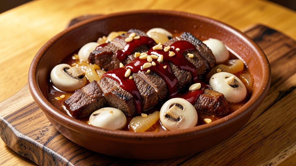 Beef and Mushroom Recipe Filipino Style: Soy-Braised Richness with Crispy Edges