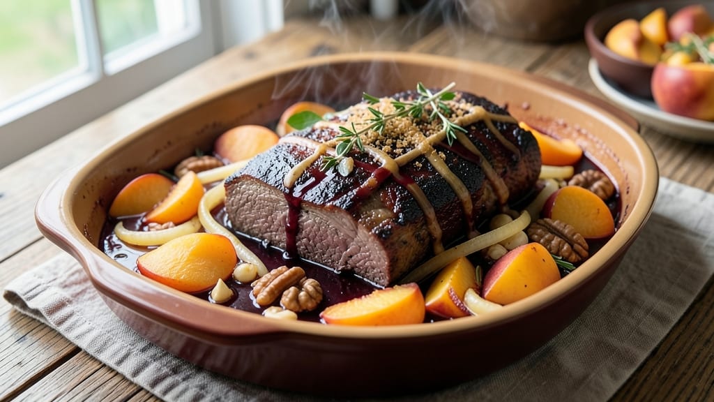 Beef and Peaches Recipe: Sweet-Savory Stew With Caramelized Depth