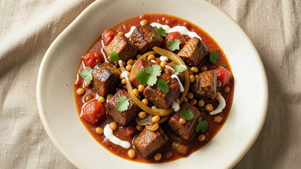 Beef and Bean Curry Recipe: Spiced Tomato Base That Simmers to Richness