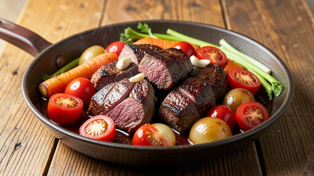 Beef and Cherry Tomato Recipe: Italian-Inspired Stew with Deep Umami