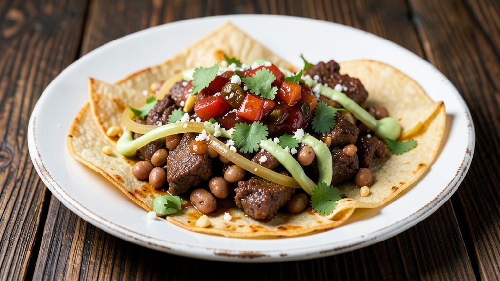 Beef and Bean Tacos Recipe: Smoky Cumin-Kissed Beans and Caramelized Beef