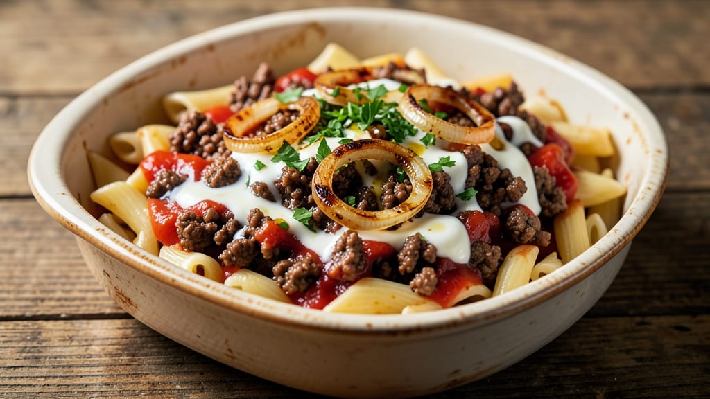 Beef Baked Pasta Recipe: Cheesy Crispy Top and Fork-Tender Meat