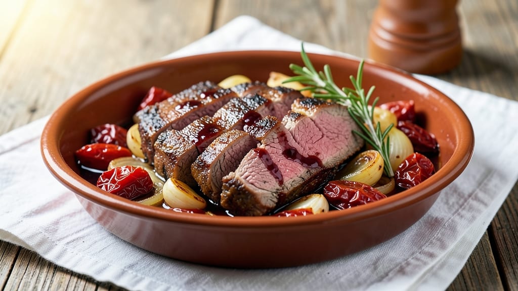 Beef and Sun-Dried Tomatoes Recipe: Deep Umami Braise With Caramelized Onions