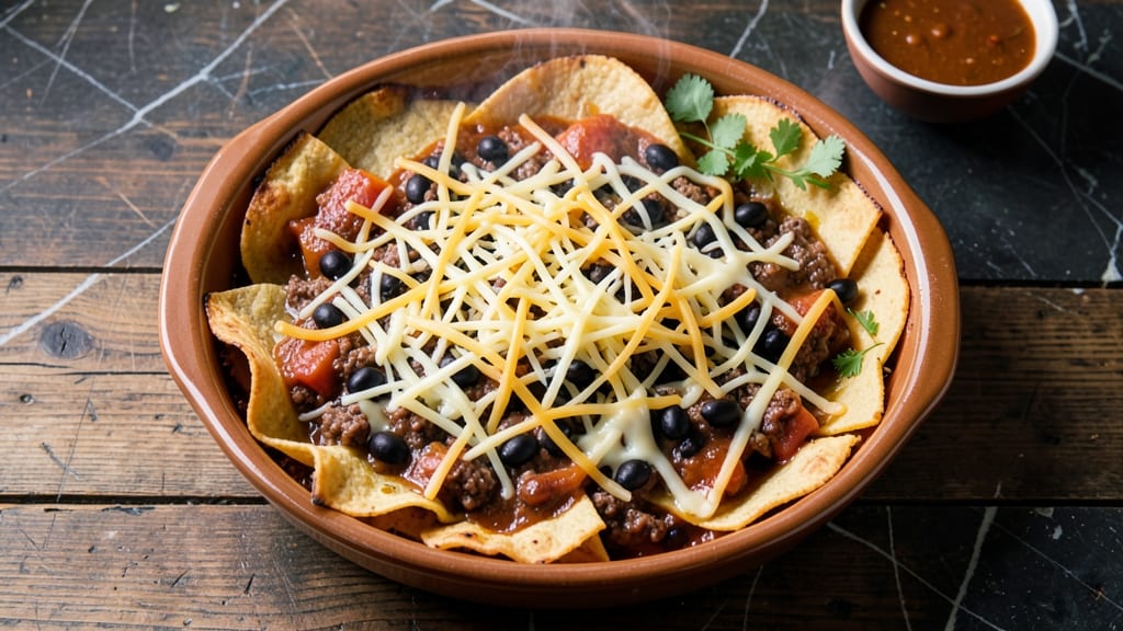 Beef and Bean Enchilada Casserole Recipe: Cheesy Tortilla Layers Baked to Bubbly Perfection
