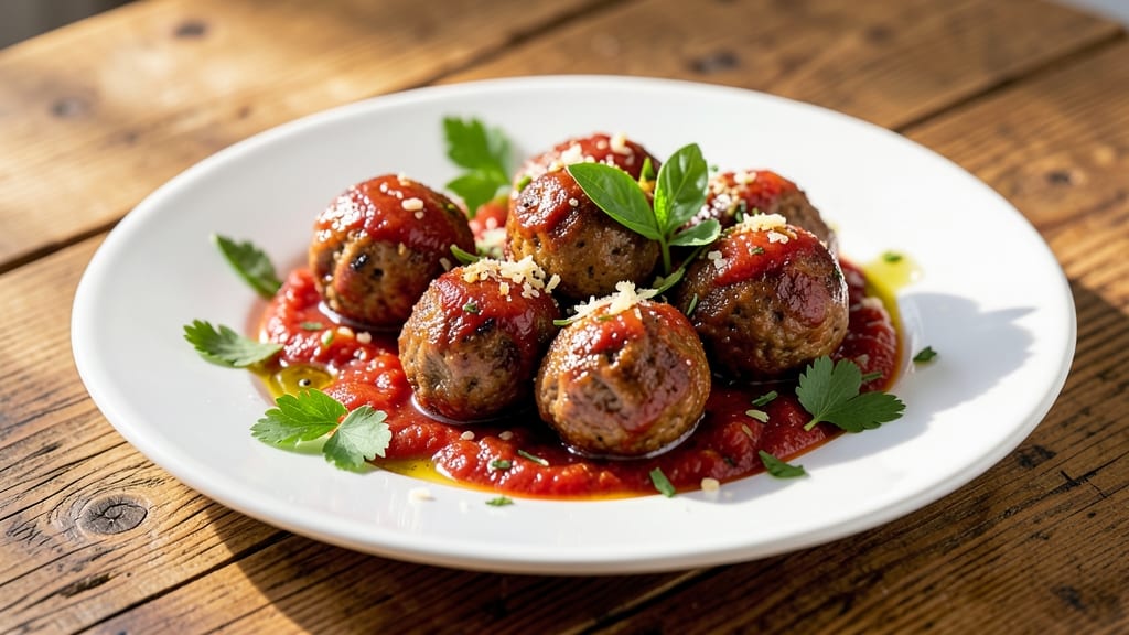 Beef and Italian Sausage Meatballs Recipe: Double-Meat Richness With Herby Twist