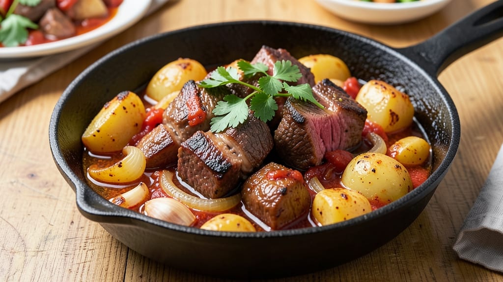 Beef and Potato Goulash Recipe: Paprika-Kissed Richness in One Pot