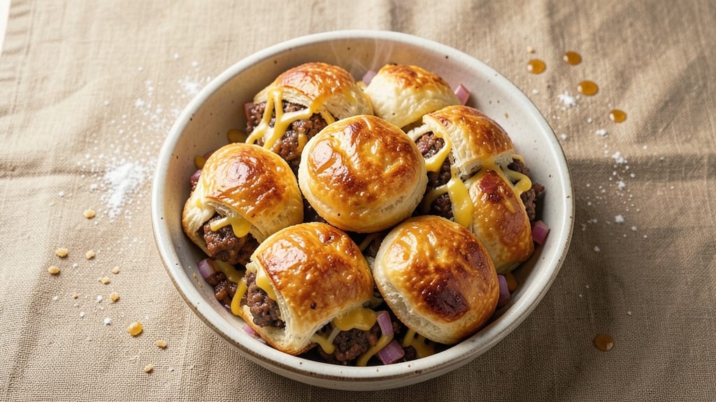Beef Bierocks Recipe: Handheld Cheese-Stuffed Breakfast Bites