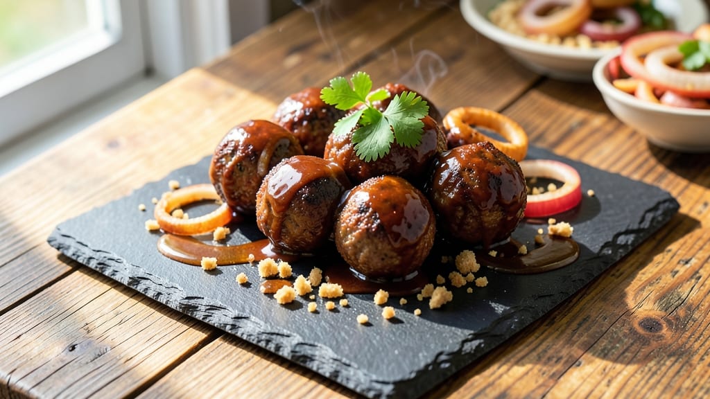 BBQ Beef Meatballs Recipe: Smoky-Sweet Glaze That Sticks to Every Bite