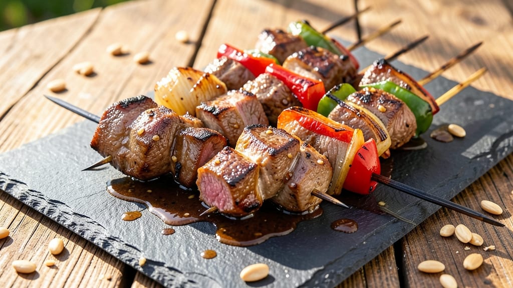 Barbecue Beef Kebabs Recipe: Charred, Smoky, and Juicy Grill Masterpiece