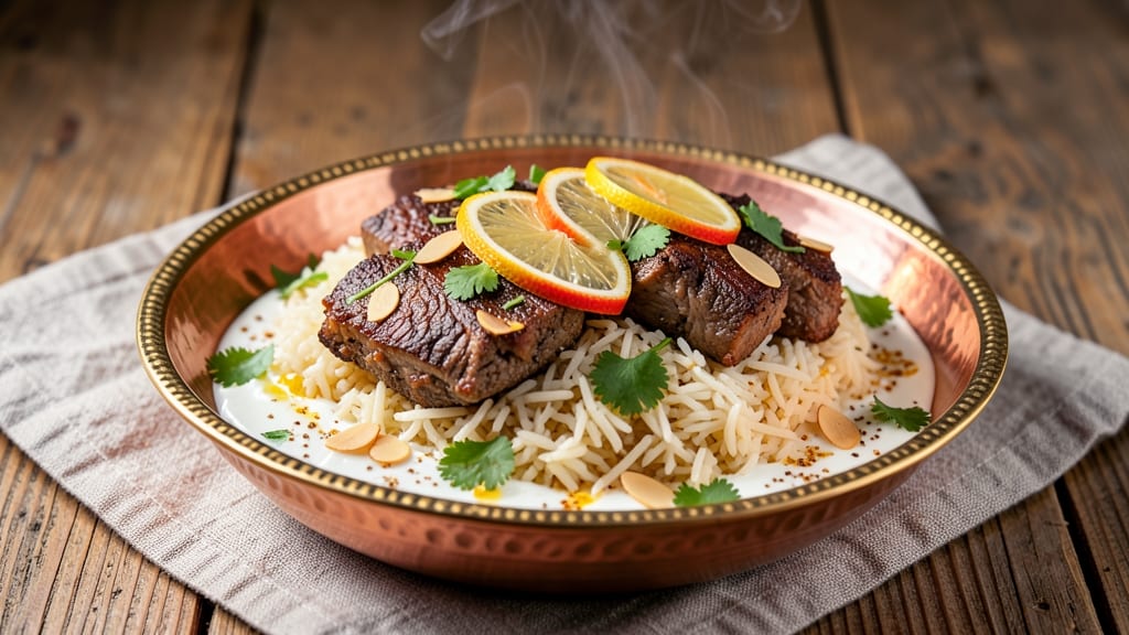 Afghani Beef Pulao Recipe: Cardamom and Cinnamon Spiced Basmati Rice with Tender Beef