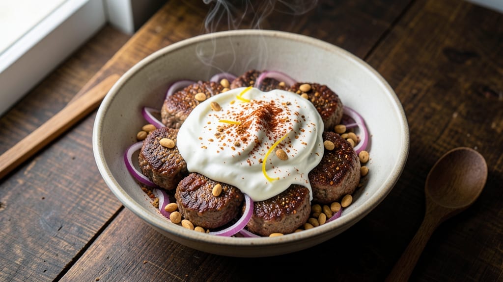 Beef Bafat Recipe: Slow-Braised Spiced Beef with Silky Yogurt Swirl