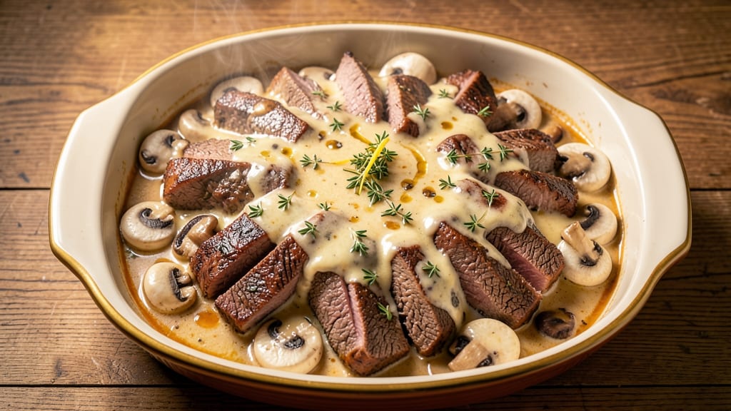 Beef and Mushroom Casserole Recipe: Rich Umami Depth in One Pan