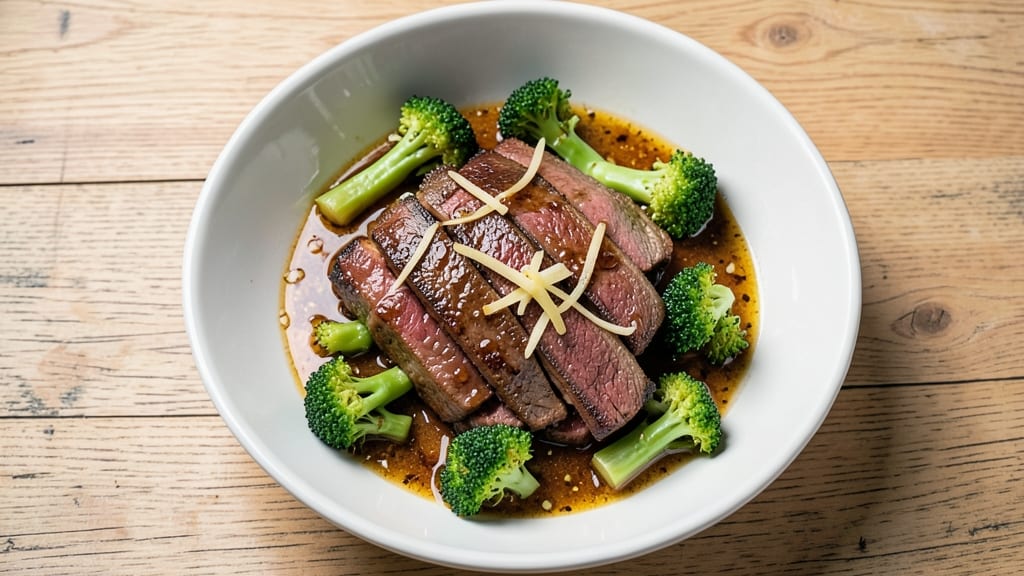 Beef and Broccoli High-Protein Recipe: Wok-Seared Crispy Beef with Silky Soy Sauce