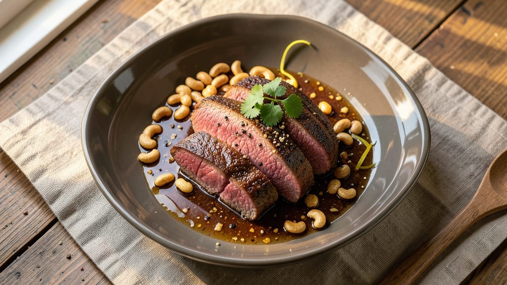Beef and Cashew Recipe: Crispy Cashew Crunch Meets Savory Beef Bites