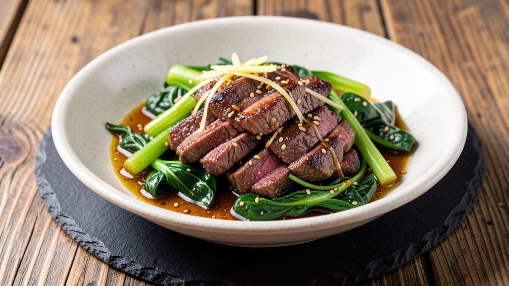 Beef and Pak Choi Stir Fry Recipe: Wok-Fired Umami Crunch With Silky Sauce