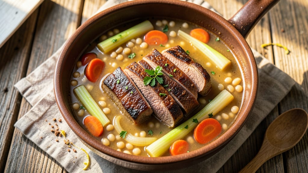 Beef Barely Soup Recipe: Savory Umami Depth From Slow-Cooked Beef