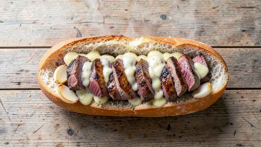 Beef Baguette Recipe: Flaky Crust Stuffed With Savory Beef and Cheese