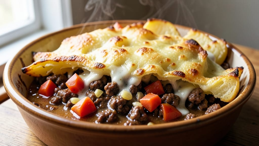 Beef and Potato Shepherd's Pie Recipe: Mashed Topping That Never Gets Soggy