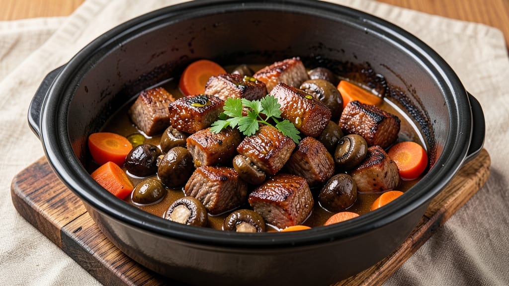 Beef and Mushroom Pressure Cooker Recipe: Deep Umami Flavor in 20 Minutes