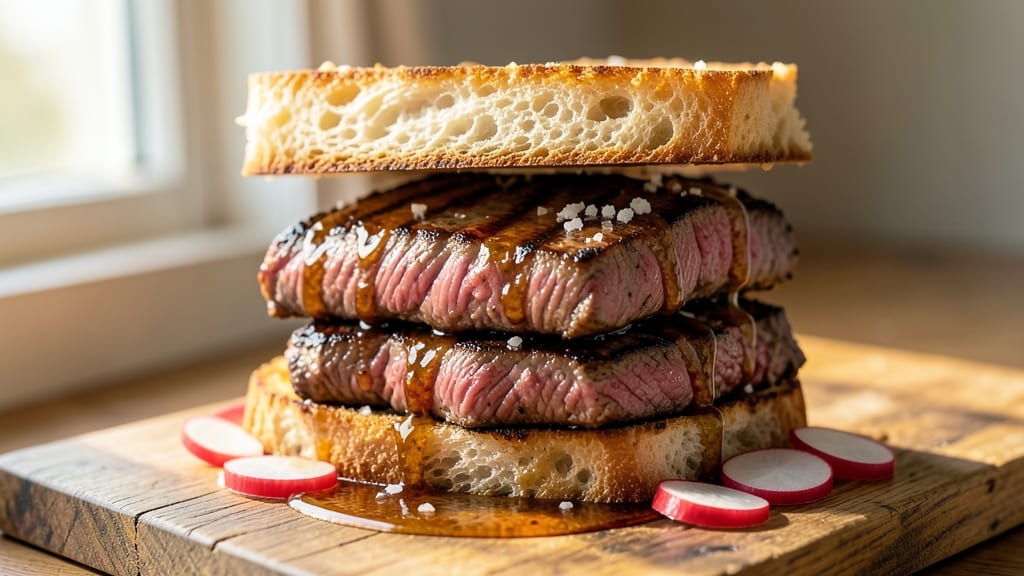 Beef Aju Sandwich Recipe: Korean-Style Tangy Crunch in Crispy Wraps