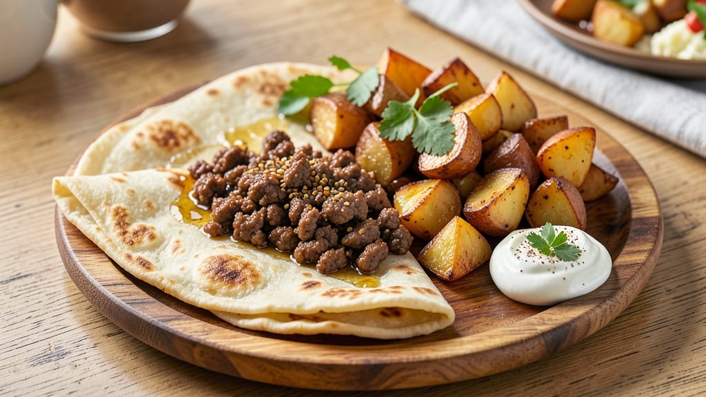 Beef and Potato Roti Recipe: Spiced Tortilla Wraps With Juicy Fillings