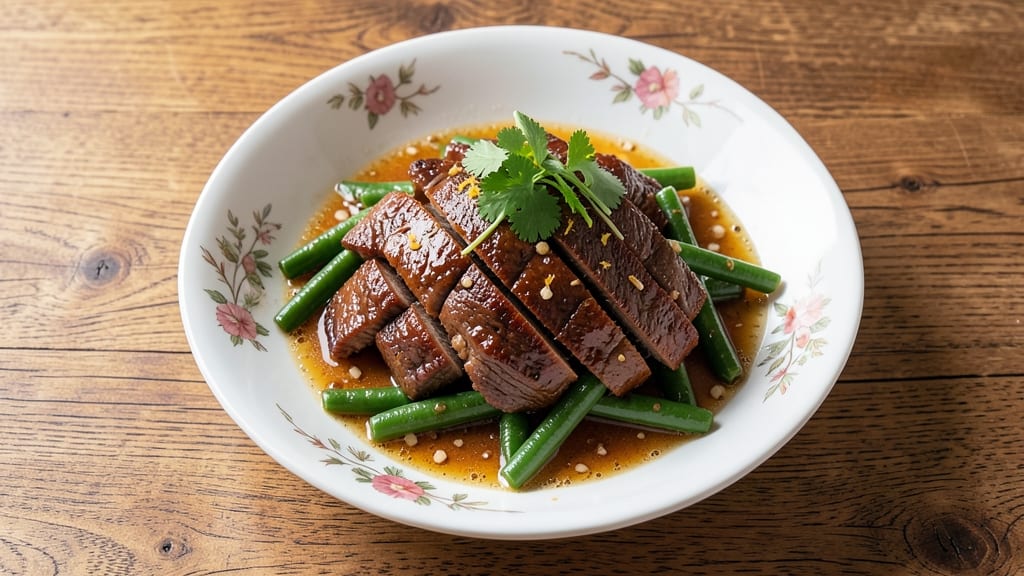 Beef and Green Beans Chinese Recipe: Wok-Fired Umami Crunch With Silky Sauce