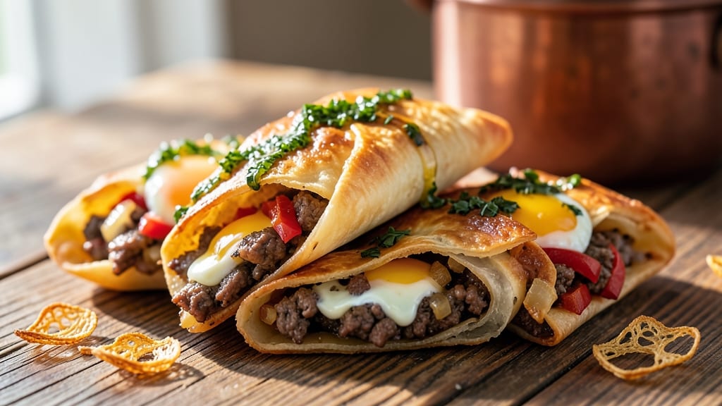Beef and Egg Empanadas Recipe: Flaky Crust Wrapped Around Savory Fillings